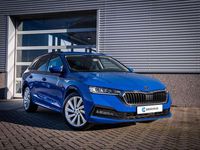 Occasion Skoda Octavia Business Line 204 PK (150 kW) 2022 Blauw Stationwagen