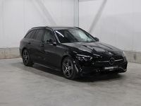 Occasion Mercedes C220 AMG line 2023 Zwart (metallic) Stationwagen