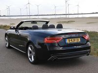 Occasion Audi A5 Cabriolet S-Line 170 PK (125 kW) 2013 Zwart Cabriolet