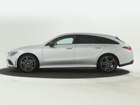 tweedehands Mercedes CLA200 Shooting Brake AMG Line Nightpakket Antidiefstalpakket GUARD 360° Plus Trekhaak Dodehoekassistent Smartphone-integratie