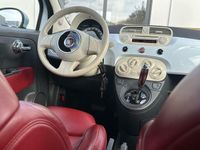 tweedehands Fiat 500 1.2 Lounge Cabrio Automaat Leer Airco Lichtmetaal