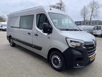 tweedehands Renault Master T35 2.3 dCi 135 L3H2 DC 7 persoons / vaste prijs rijklaar ¤ 25.850 ex btw / lease vanaf ¤ 462 / airco / cruise / navi / trekhaak 2500 kg / pdc voor en achter / achteruit rijcamera !