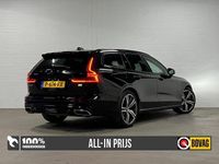 tweedehands Volvo V60 2.0 T6 Recharge AWD R-Design | Adapt. Cruise c. | Harman/Kardon | Trekhaak | Stoel-/Stuurwiel verwarming