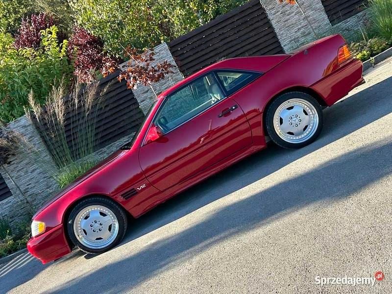 Używany Mercedes SL600 1994 Czerwony Kabriolet