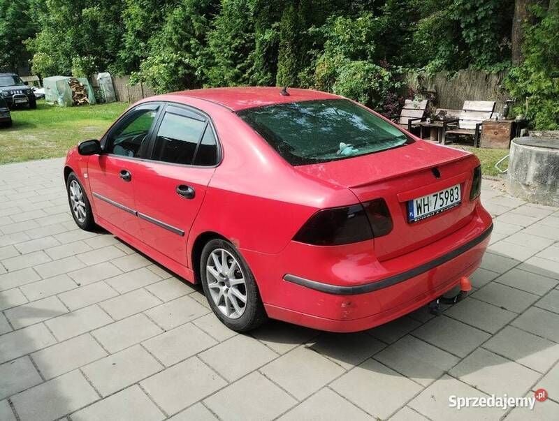 Czerwony Używany 2005 Saab 9-3 Sedan/Limuzyna | 6000 zł (Dobra cena) - Obraz 1/4