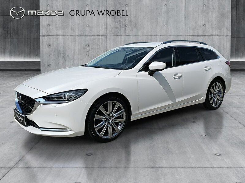 Biały Używany 2021 Mazda 6 Kombi | 118 900 zł (Drogi) - Obraz 1/4