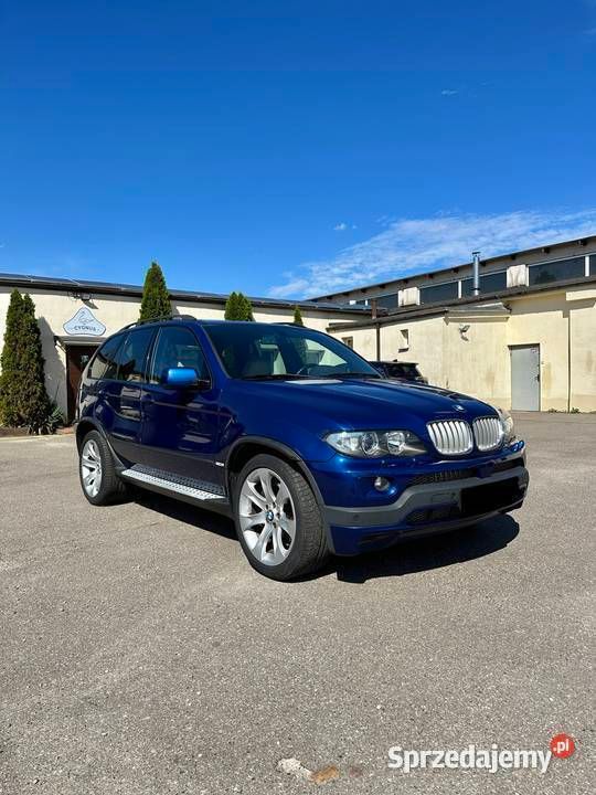 Niebieski Używany 2005 BMW X5 Sport Line SUV | 80 000 zł - Obraz 1/4