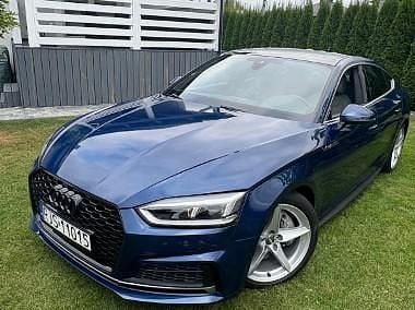 Niebieski Używany 2018 Audi A5 S-Line Coupe | 102 900 zł (Uczciwa cena) - Obraz 1/4