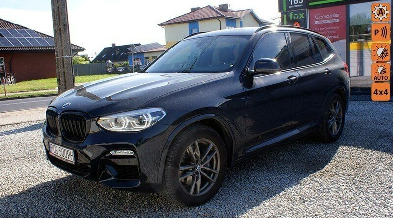 Czarny Używany 2019 BMW X3 SUV | 119 900 zł (Uczciwa cena) - Obraz 1/4