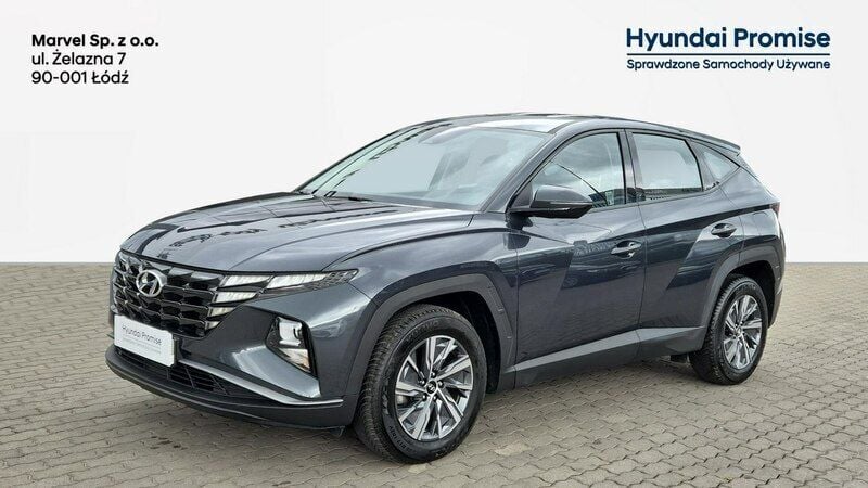 Szary Używany 2024 Hyundai Tucson SUV | 108 500 zł (Uczciwa cena) - Obraz 1/4