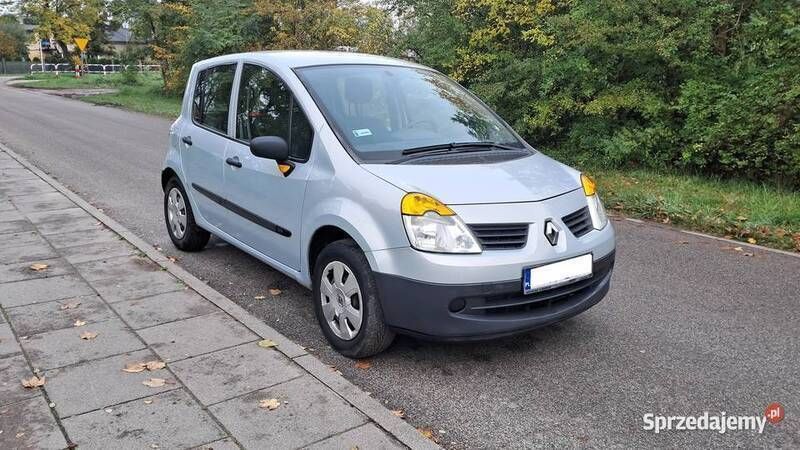 Srebrny Używany 2005 Renault Modus Minivan | 5400 zł (Uczciwa cena) - Obraz 1/4