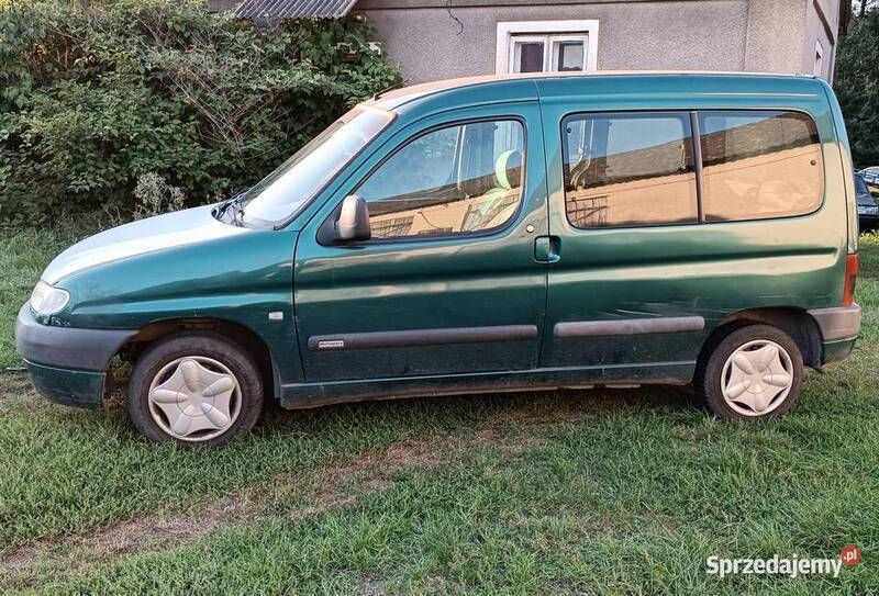 Zielony Używany 2000 Citroën Berlingo Minivan | 1399 zł (Dobra cena) - Obraz 1/4