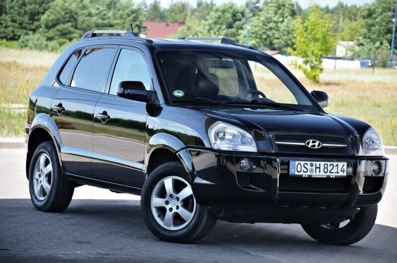 Czarny (metalik, perła) Używany 2007 Hyundai Tucson SUV | 17 900 zł (Dobra cena) - Obraz 1/4