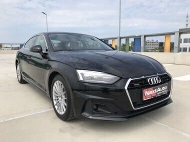 Czarny Używany 2021 Audi A5 Coupe | 127 900 zł (Uczciwa cena) - Obraz 1/4