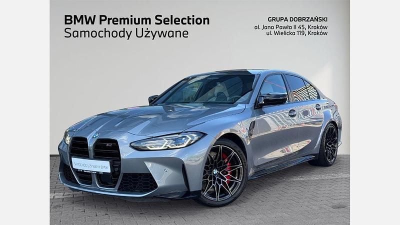 Szary skyscraper m metalizowany Używany 2024 BMW M3 Competition Edition Sedan/Limuzyna | 443 789 zł (Uczciwa cena) - Obraz 1/3