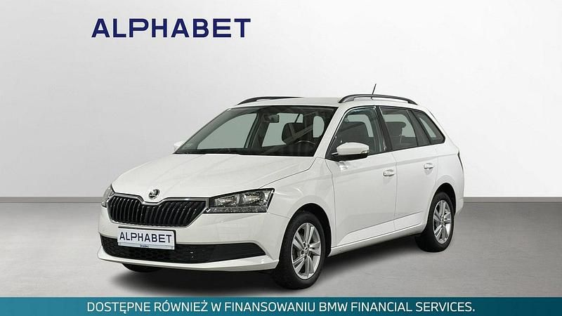 Biały Używany 2021 Skoda Fabia Ambition Kombi | 42 900 zł (Uczciwa cena) - Obraz 1/4