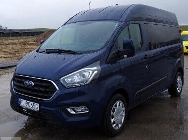Niebieski Używany 2021 Ford Transit Custom Minivan | 244 647 zł - Obraz 1/4