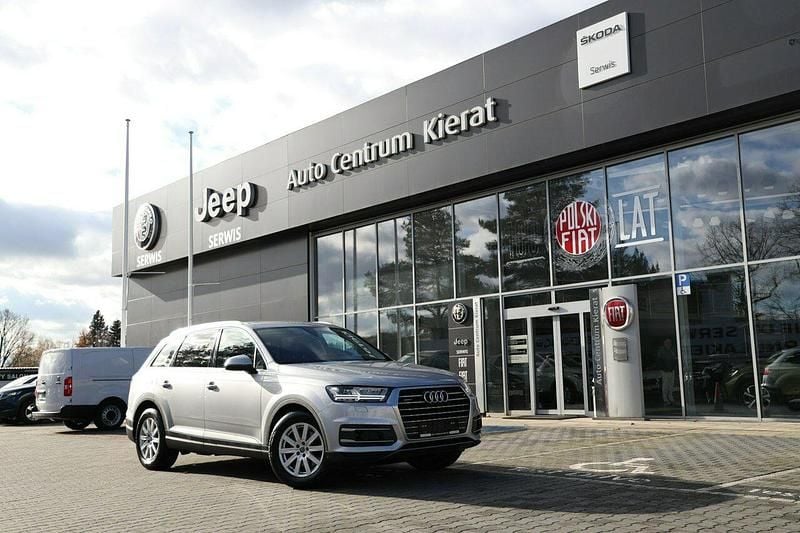 Srebrny Używany 2017 Audi Q7 Comfort SUV | 129 900 zł (Uczciwa cena) - Obraz 1/4