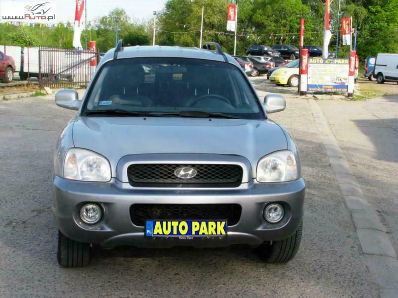 Srebrny (metalik) Używany 2004 Hyundai Santa Fe SUV | 17 999 zł - Obraz 1/4