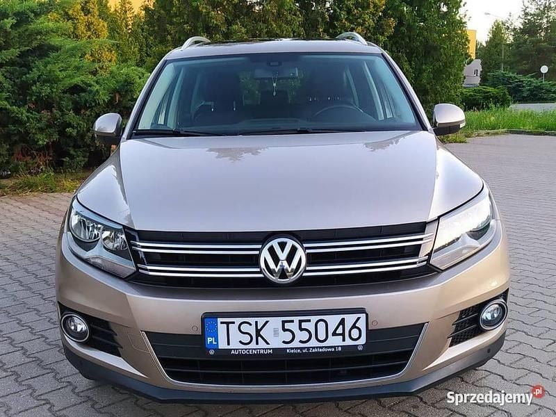 Beżowy Używany 2014 VW Tiguan SUV | 63 900 zł (Dość drogi) - Obraz 1/4