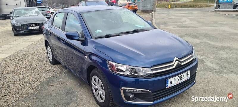 Granatowy Używany 2019 Citroën C-Elysee I Sedan/Limuzyna | 31 500 zł (Dość drogi) - Obraz 1/4