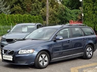 Niebieski Używany 2009 Volvo V50 Drive Kinetic Kombi | 14 555 zł (Uczciwa cena) - Obraz 1/4