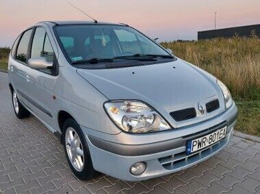 Srebrny Używany 2002 Renault Scénic Minivan | 4999 zł - Obraz 1/4