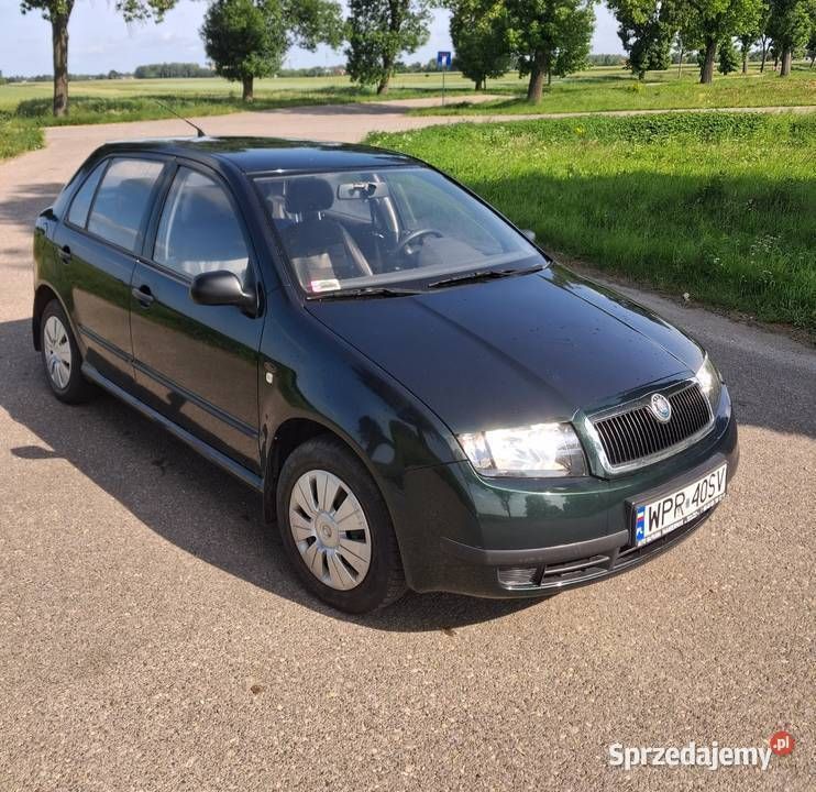 Zielony Używany 2003 Skoda Fabia Hatchback | 4300 zł (Uczciwa cena) - Obraz 1/4