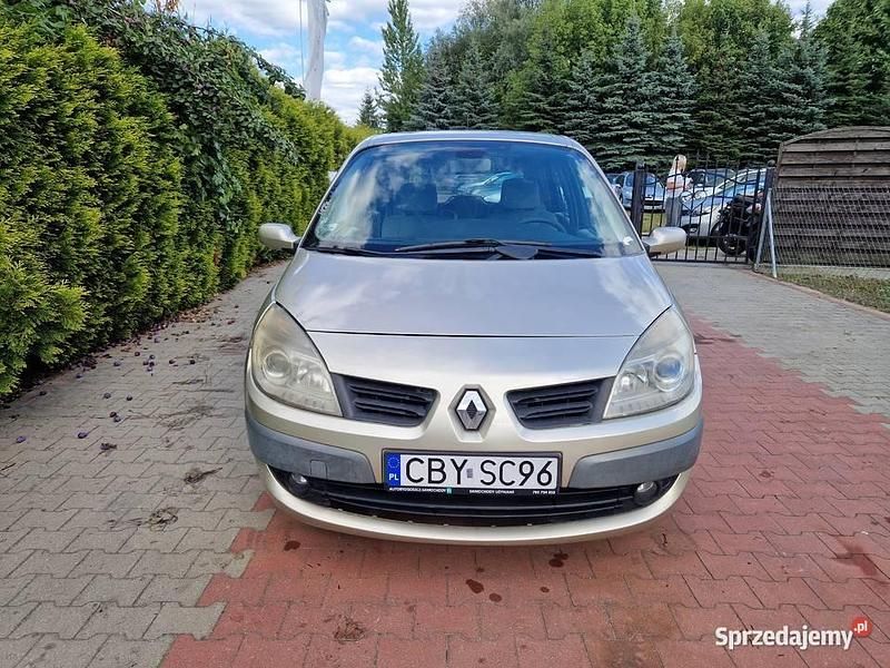 Srebrny Używany 2007 Renault Scénic II Minivan | 4700 zł (Uczciwa cena) - Obraz 1/4