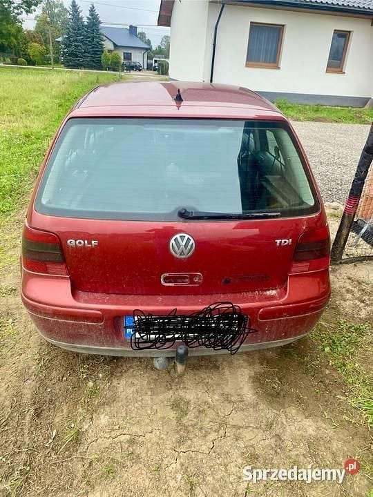 Bordowy Używany 1998 VW Golf IV Hatchback | 1500 zł - Obraz 1/4