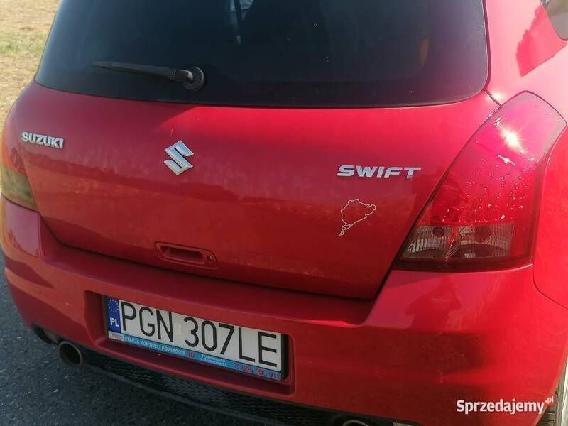 Czerwony Używany 2009 Suzuki Swift Sport Hatchback | 18 900 zł - Obraz 1/4