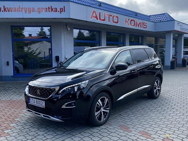 Czarny Używany 2017 Peugeot 5008 Allure Minivan | 79 900 zł (Dość drogi) - Obraz 1/4