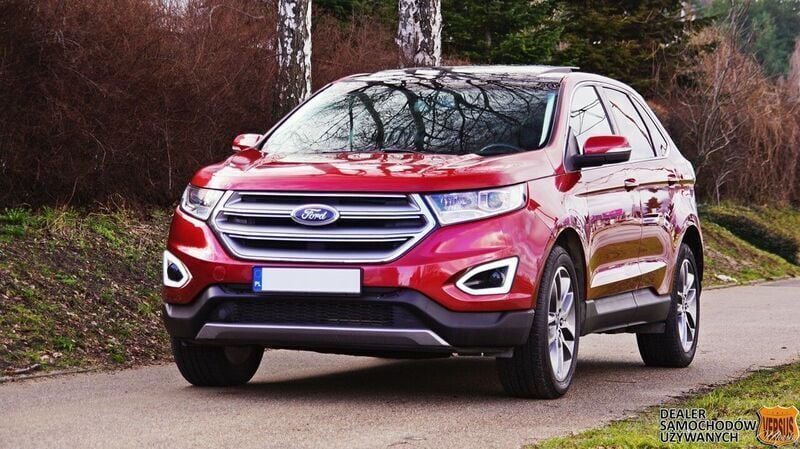 Bordowy Używany 2018 Ford Edge Titanium SUV | 92 250 zł (Drogi) - Obraz 1/4
