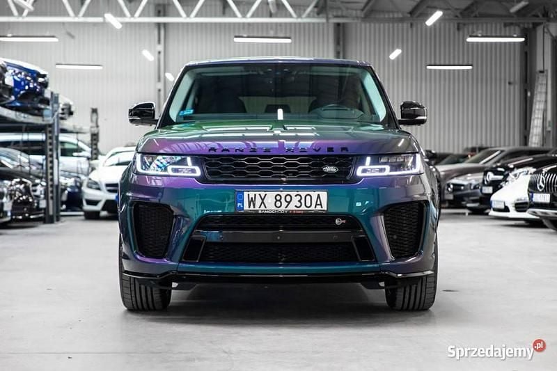 Używany Land Rover Range Rover Sport SVR 575 KM (422 kW) 2019 Niebieski SUV