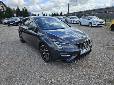 Szary Używany 2018 Seat Leon FR Hatchback | 58 900 zł (Uczciwa cena) - Obraz 1/4
