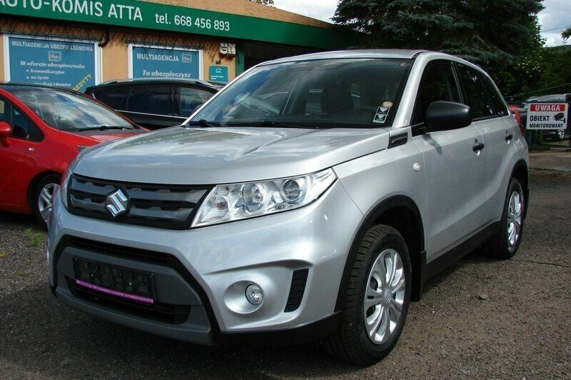 Srebrny (metalik) Używany 2016 Suzuki Vitara SUV | 42 900 zł (Dobra cena) - Obraz 1/4