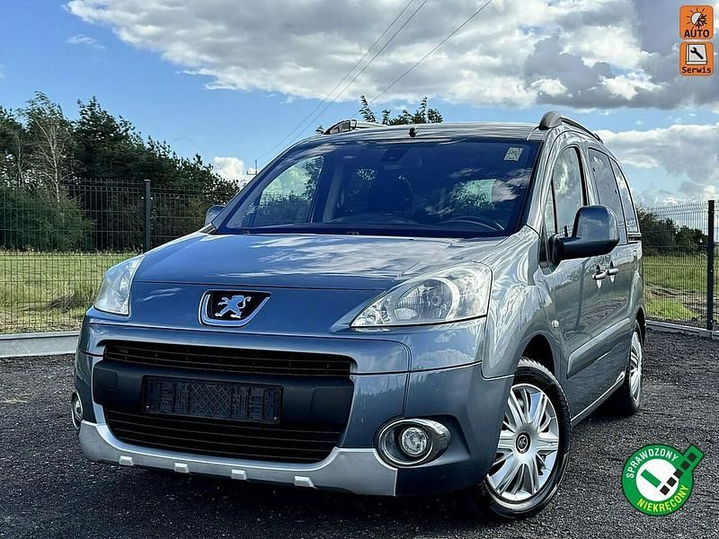 Szary Używany 2008 Peugeot Partner Tepee Minivan | 16 900 zł - Obraz 1/4