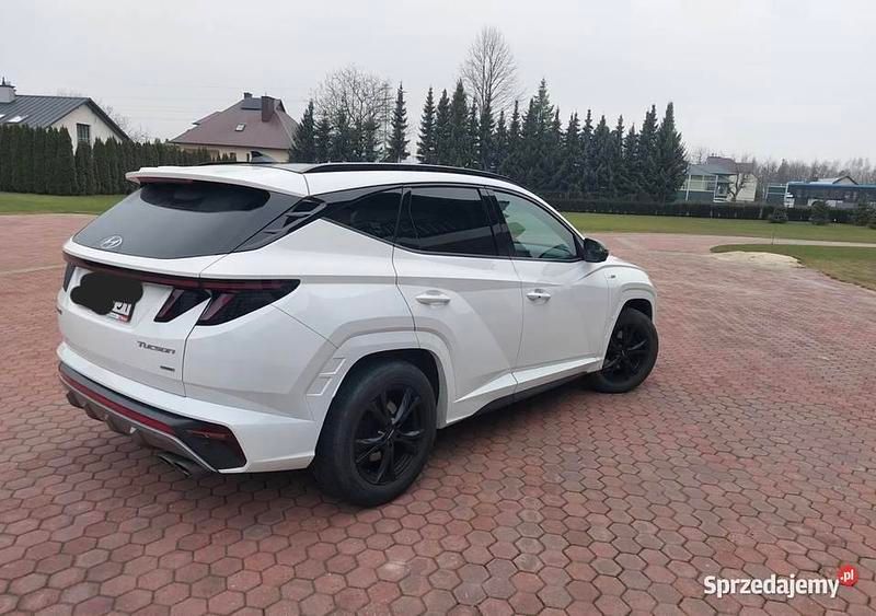 Biały Używany 2021 Hyundai Tucson N Line SUV | 122 000 zł - Obraz 1/4
