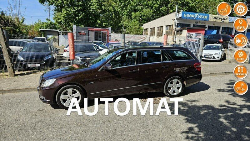 Bordowy Używany 2011 Mercedes E220 Kombi | 34 900 zł (Uczciwa cena) - Obraz 1/4