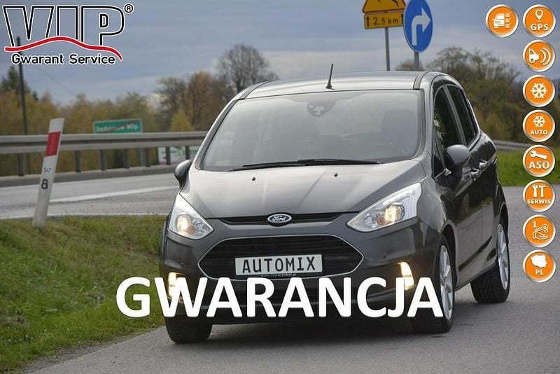 Szary Używany 2017 Ford B-MAX Minivan | 31 100 zł (Uczciwa cena) - Obraz 1/4