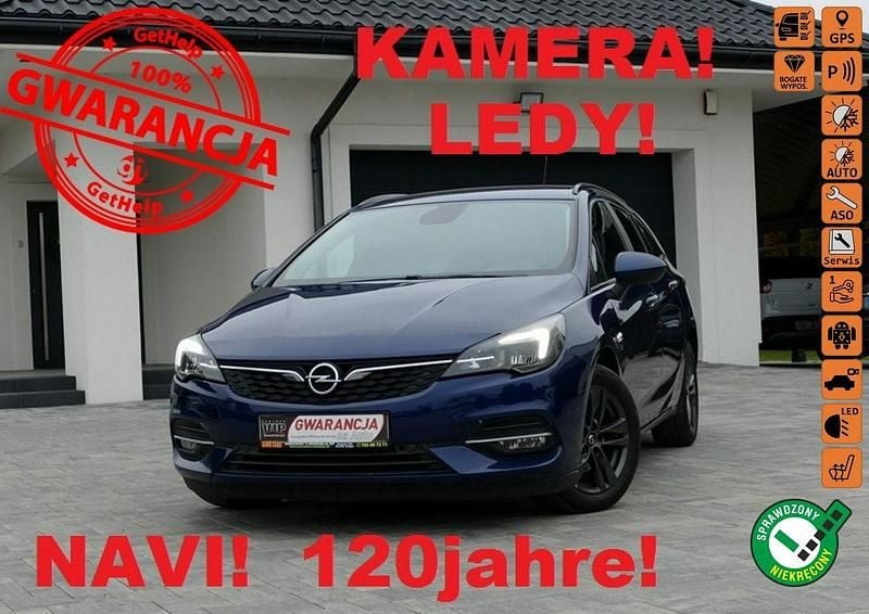 Niebieski Używany 2020 Opel Astra Kombi | 36 500 zł (Dobra cena) - Obraz 1/4