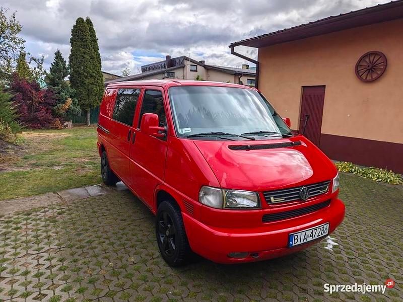 Czerwony Używany 1998 VW T4 Van | 26 000 zł (Dość drogi) - Obraz 1/4