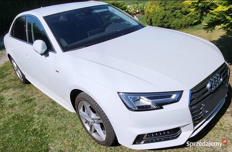 Biały Używany 2017 Audi A4 S-Line Sedan/Limuzyna | 89 990 zł (Drogi) - Obraz 1/4