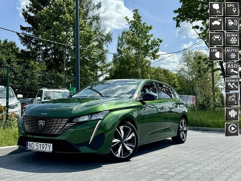 Zielony (metalik) Używany 2022 Peugeot 308 Hatchback | 56 829 zł (Uczciwa cena) - Obraz 1/4