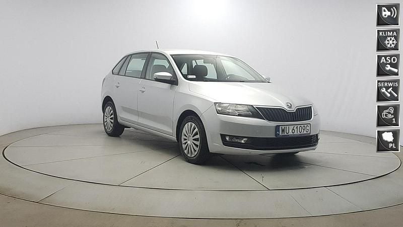 Srebrny Używany 2018 Skoda Rapid Ambition Hatchback | 34 850 zł (Uczciwa cena) - Obraz 1/4