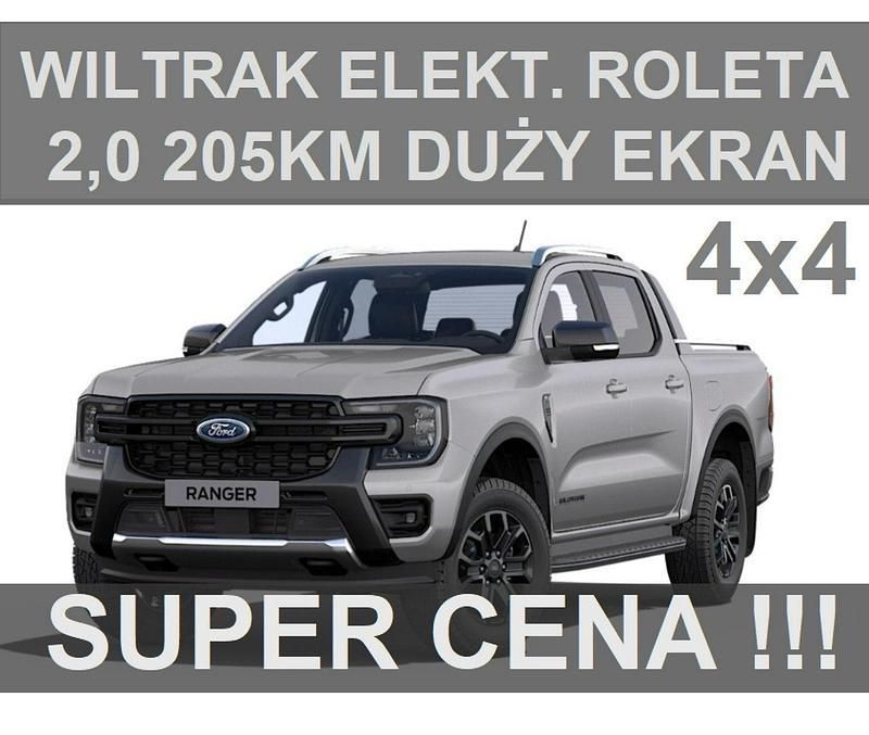 Nowe Ford Ranger Wildtrack 205 KM (150 kW) 2025 Srebrny Pickup