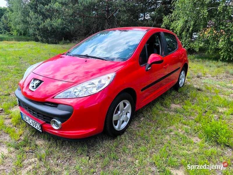 Czerwony Używany 2007 Peugeot 207 Hatchback | 7000 zł (Dobra cena) - Obraz 1/4