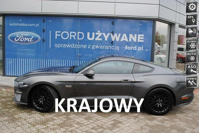 Grafitowy (metalik) Używany 2018 Ford Mustang Coupe | 154 900 zł (Uczciwa cena) - Obraz 1/4