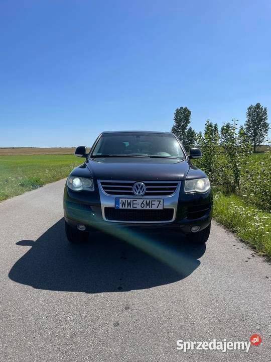 Czarny Używany 2007 VW Touareg SUV | 27 000 zł (Dość drogi) - Obraz 1/4