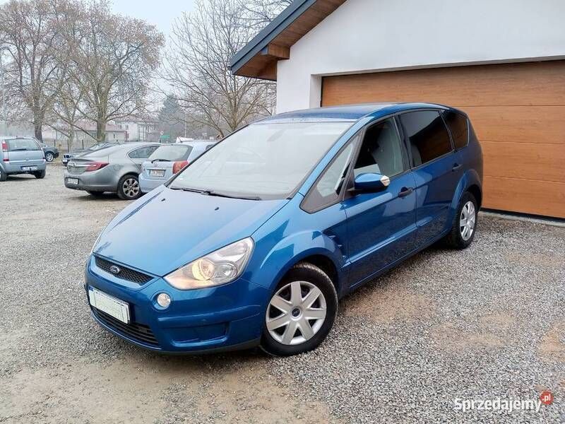 Niebieski Używany 2008 Ford S-MAX S Minivan | 17 900 zł (Uczciwa cena) - Obraz 1/4